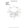 AFI Furnishings Nantucket End Table Set of 2 DW - 4 of 4