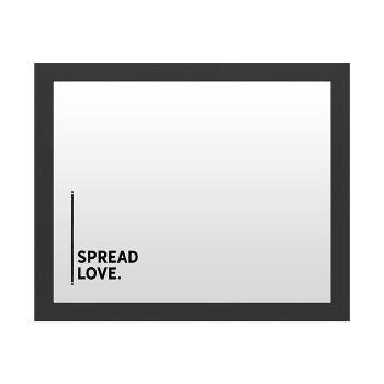 Trademark Fine Art Dry Erase Marker Board with Printed Artwork - ABC 'Spread Love' White Board