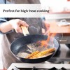 Alva Cookware Forest Nonstick Carbon Steel Frying Pan Skillet, Stay Cool Acacia Wood Handle, Pre-Seasoned, Non Toxic Cookware, Electric Skillet - 3 of 4