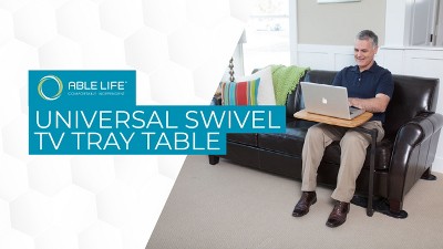 Able Life Able Tray - Modern Wooden TV Tray with Stand Assist