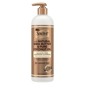 Suave Professionals Natural Shea Butter & Pure Coconut Oil Sulfate-Free Cleansing Shampoo - 16.5 fl oz