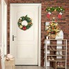 homfan Artificial Christmas Trees with Base, Xmas Trees with  LED Lights, Battery Operated and Timer Function - 2 of 4
