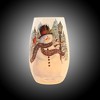 Stony Creek 5.25 In Snowman At Light Post Sm Vase Electric Christmas Cardinal Novelty Sculpture Lights - 3 of 3