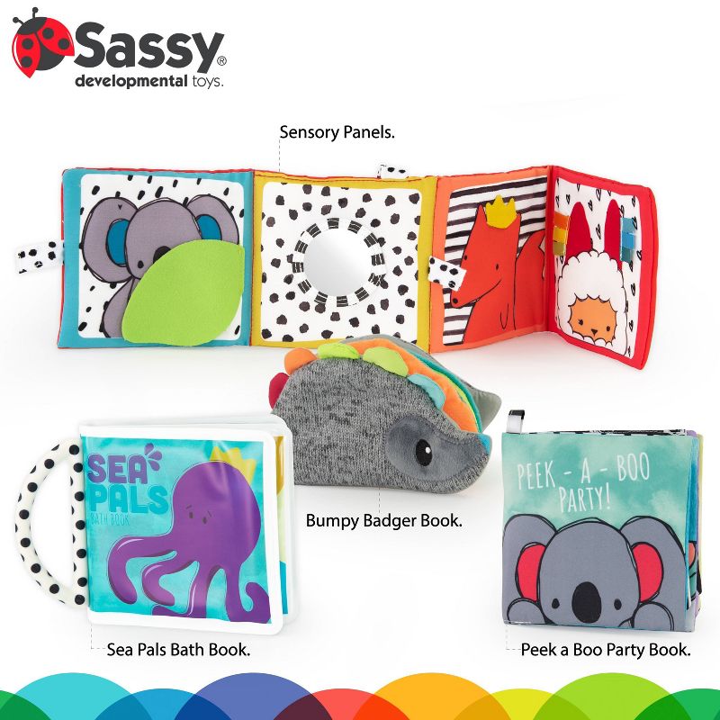 Sassy Toys Rookie Books Gift Set - 4pc, 3 of 8