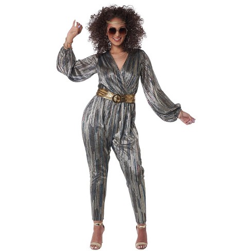 Charades Women's 70's Disco Pants Costume - Large : Target