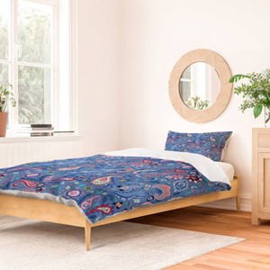 Deny Designs Pimlada Phuapradit Tiny Paisleys Twin/Twin XL Duvet and Sham Set (2-3pc Set) - 1 of 4