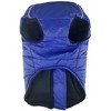 Doggie Design Zip-up Dog Puffer Vest - Navy Blue - 2 of 3