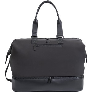 Max Studio Sport Nylon & Faux Leather Drop Bottom Duffel Bag - 1 of 1