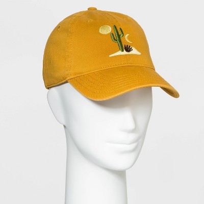 Women's Desert Landscape Baseball Hat - Mustard Yellow