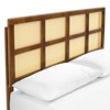 Modway Sidney Cane and Wood Full Platform Bed With Splayed Legs - 4 of 4