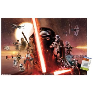Trends International Star Wars: The Force Awakens - Group Unframed Wall Poster Prints - 1 of 4