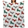 DSANE Christmas Dachshunds Christmas Throw Blanket Soft Fleece Christmas Blanket Cozy Flannel Throw for Couch Bed - 2 of 4