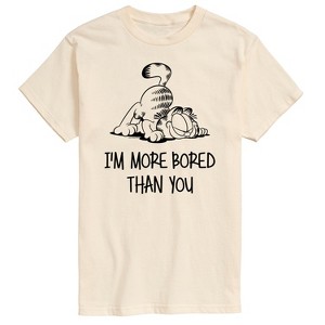 Men's - Garfield - More Bored Than You Short Sleeve Graphic T-Shirt - 1 of 4