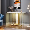 Tribesigns Modern Console Table with LED Lights, 41.33" Entryway Table - 3 of 4