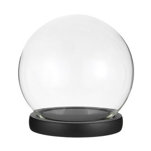 Unique Bargains High Borosilicate Glass Dustproof Decorative Tabletop Display Ball Bell Jar 1 Pcs - 1 of 4