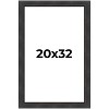 PosterPalooza | Traditional Black Picture Frame - UV Acrylic, Foam Board Backing, Hanging Hardware - 2 of 4