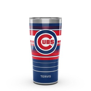 MLB Chicago Cubs 20oz Hype Stripes Stainless Steel Tumbler - 1 of 4