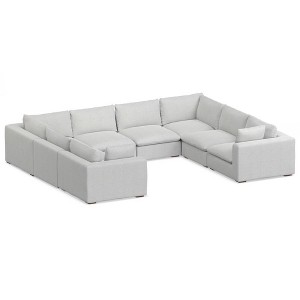 WyndenHall Marlee U-Shaped Sectional Cloud Gray - 1 of 4