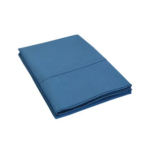 300 Thread Count Cotton Percale 2 Piece Pillowcase Set by Blue Nile Mills - 1 of 4