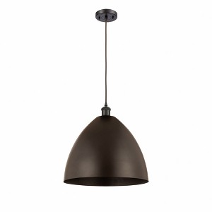 Metal Bristol - 1 Light Mini Pendant In Industrial Style-18.75 Inches Tall and 16 Inches Wide - 1 of 1