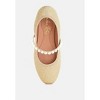 Corphee Pearl Strapped Glitter Ballerinas Women - 4 of 4