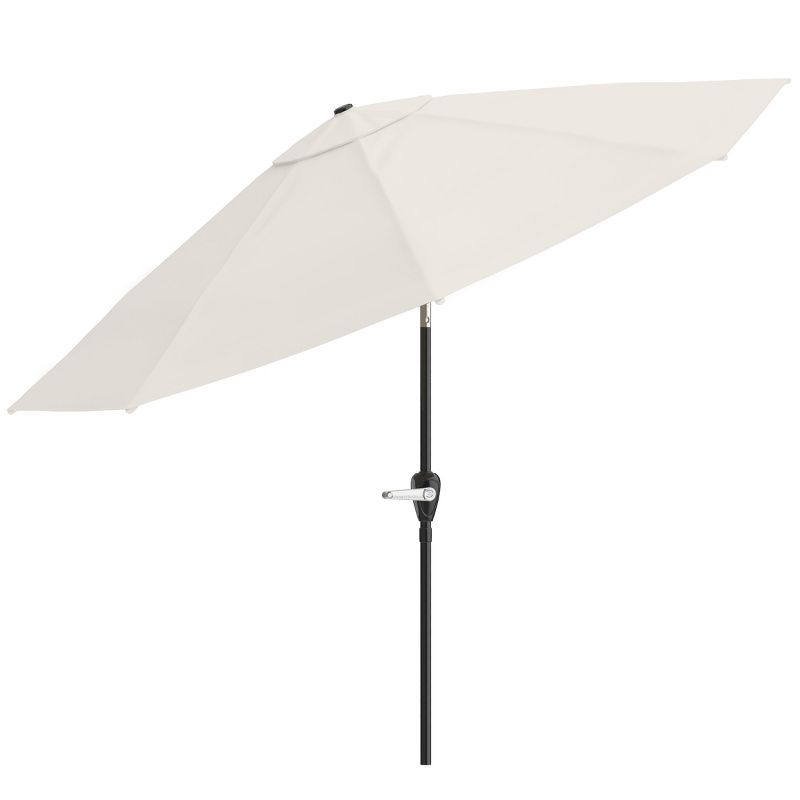 Nature Spring Auto-Tilt Patio Umbrella - 10-Foot, Tan, 1 of 10