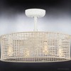 Urban Ambiance Luxury Bohemian Ceiling Fan 17.875''H x 25.25''W,  Warm White Finish,  Devonport Collection, UHP9381 - 4 of 4