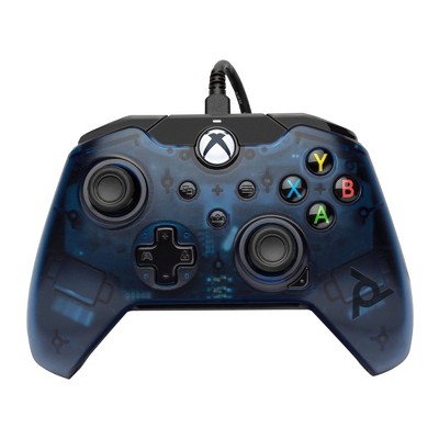 xbox one midnight blue wired controller