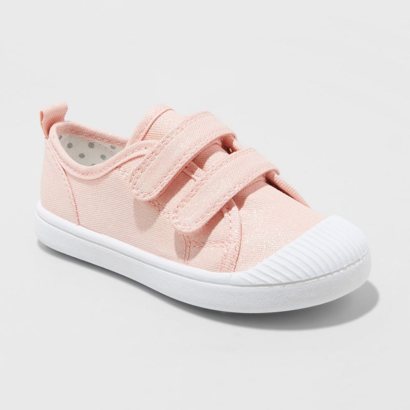 Toddler Madge Adjustable Easy Close Sneakers - Cat &#38; Jack&#8482; Pink 9, 1 of 4