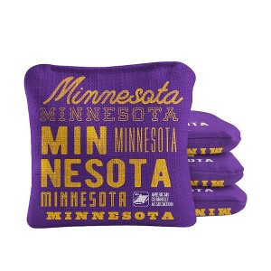Skip's Garage | Gameday Minnesota Football Synergy Pro Cornhole Bags (Set of 4) - 1 of 4