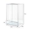 OiiBO 67 Gallon Full Glass Reptile Tall Terrarium, Vertical Reptile Tank 24" x 18" x 36" - 3 of 4