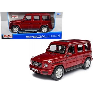 2019 Mercedes Benz G-Class with Sunroof Red Metallic 1/25 Diecast Model Car by Maisto - 1 of 3