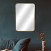 Cheung's Cheungs Nuvelle Rectangular Gold Metal Framed Wall Mirror - 3 of 4