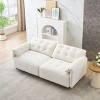 NicBex 83" Loveseat,Modern Flannelette Loveseat Sofa with Pull-up Storage Space,2-Seater Couch for Living Room,Bedroom,Apartment - 3 of 4