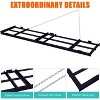 4/6FT Drag Harrow for lawn leveling. Adjustable bars and 72" chain. Heavy-duty construction for use with ATVs, UTVs, tractors, and riding mowers - 3 of 4