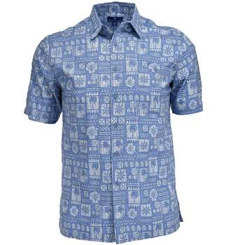 Weekender Men's Hawaiian Tropical Island Print Shirt