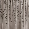 Kate Aurora Traditional Home 2 Pack Double Layered Embroidered Floral Sheer Curtains - 3 of 3