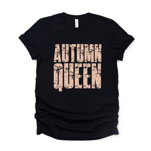 Autumn Queen Block Distressed - Women's Short Sleeve Graphic T-Shirt - 1 of 4