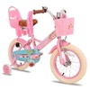 JOYSTAR Little Daisy Cute Baby Kids Bike for Girls Boys Ages 2-7 Years, Pink/White/Blue/Purple - 4 of 4