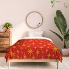 Deny Designs Twin/ Twin Extra Long Carriecantwell Sparkling Stars Comforter and Pillow Sham Gold - 3 of 4
