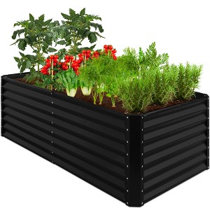 Best Choice Products 6x3x2ft Outdoor Metal Raised Garden Bed, Planter Box for Vegetables, Flowers, Herbs - 1 of 4