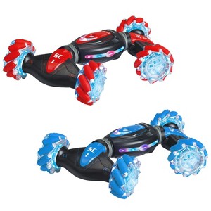 Contixo SC10 Cobra Speed Crawler – 2‑Pack 4WD Gesture & Remote Control RC Drift Stunt Cars with LED Lights & 360° Spins - 1 of 1