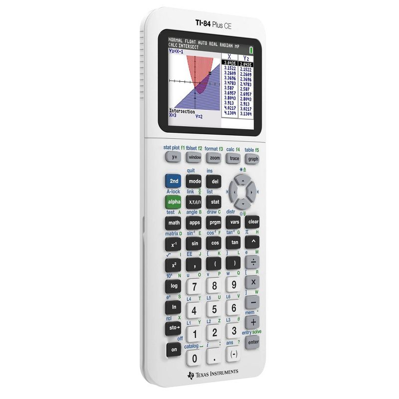 Texas Instruments 84 Plus CE Graphing Calculator - White, 3 of 6