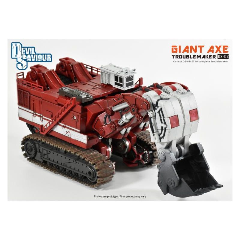 DS-02 Giant Axe | Devil Saviour Construction Combiner Action figures, 2 of 6
