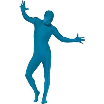 Smiffy Second Skin Suit Men's Costume (Blue)
