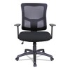 Alera Alera Elusion II Series Mesh Mid-Back Swivel/Tilt Chair, Supports Up to 275 lb, 18.11" to 21.77" Seat Height, Black - 2 of 4