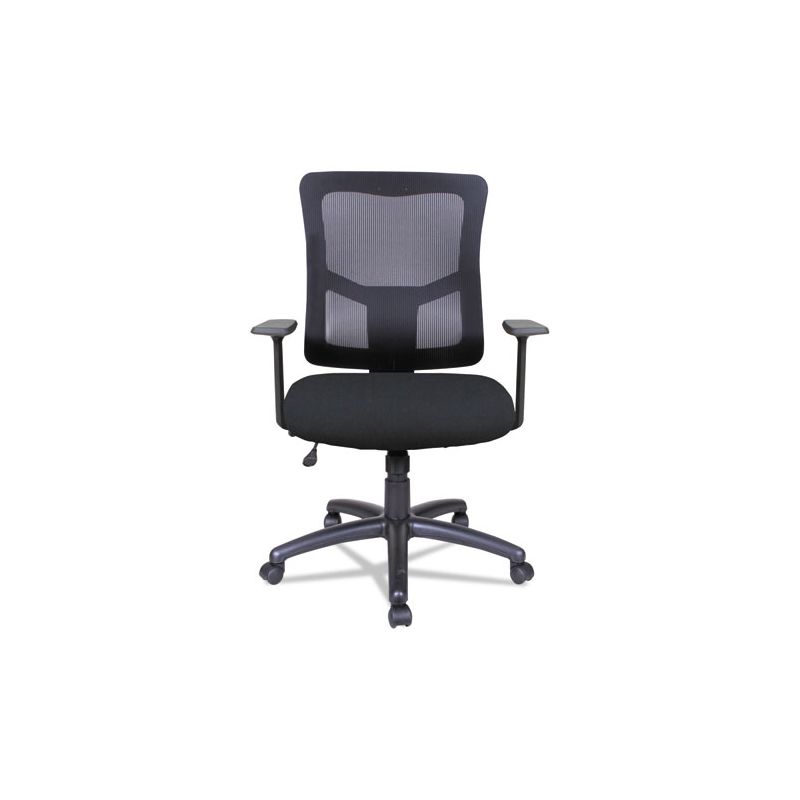 Alera Alera Elusion II Series Mesh Mid-Back Swivel/Tilt Chair, Supports Up to 275 lb, 18.11" to 21.77" Seat Height, Black, 2 of 7