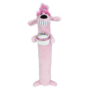Multipet Birthday Loofa Dog Toy Medium - 12'(Pink) - 1 of 3