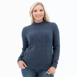 Aventura Clothing Women's Lysandra Sweater - Dark Blue, Size XX Large