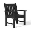 WestinTrends Outdoor Patio HDPE Adirondack Dining Arm Chair - 4 of 4